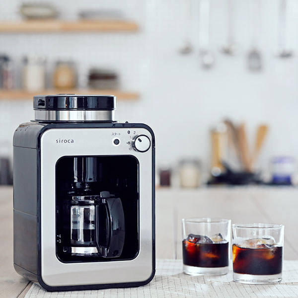 siroca 全自動コーヒーメーカー SC-A211（ｼﾙﾊﾞｰ）