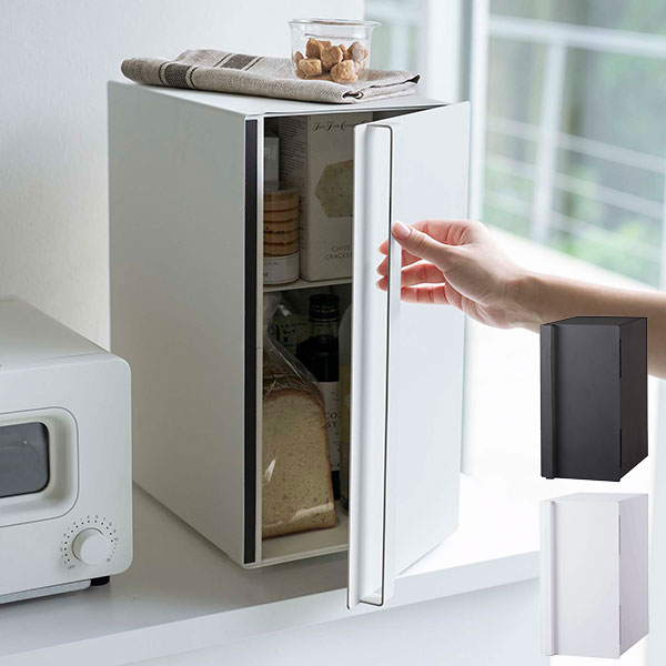 山崎実業 ブレッドケース タワー スリム 5680 5681（ﾎﾜｲﾄ）