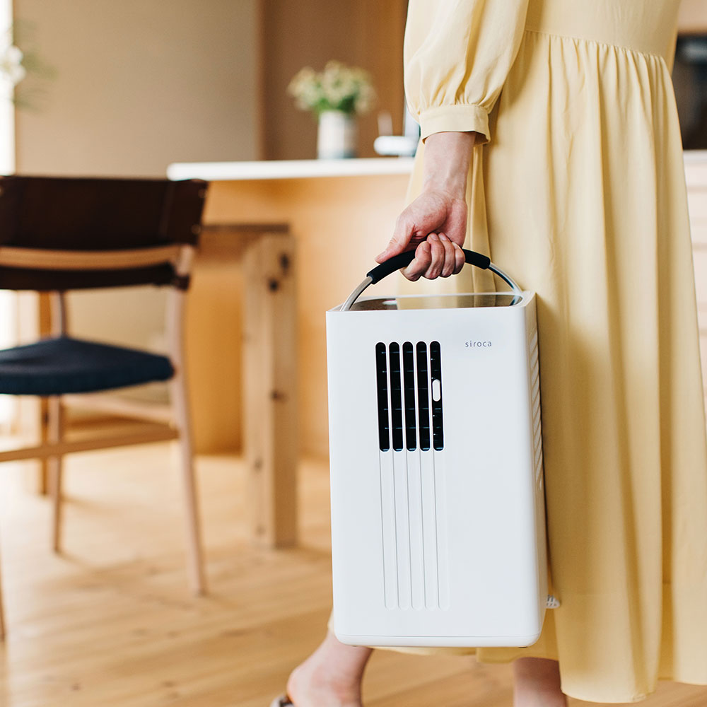 siroca 除湿機能付きポータブルクーラー（ﾎﾜｲﾄ）