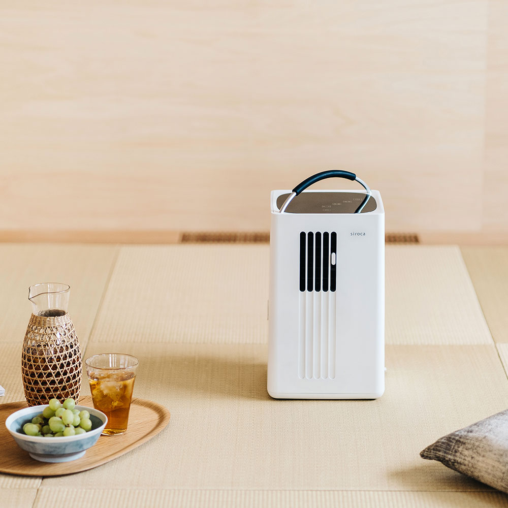 siroca 除湿機能付きポータブルクーラー（ﾎﾜｲﾄ）
