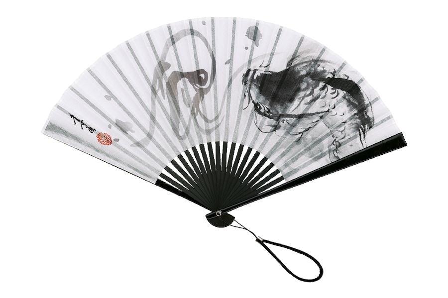 水墨画 墨絵扇子 【京の町絵師・冬奇】 - curated KYOTO market 京綴