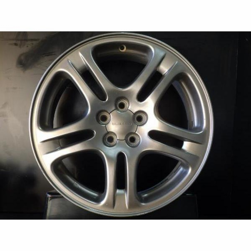中古アルミ17X8.0 PCD100インプレッサ、フォレスター、XVなどに 中古