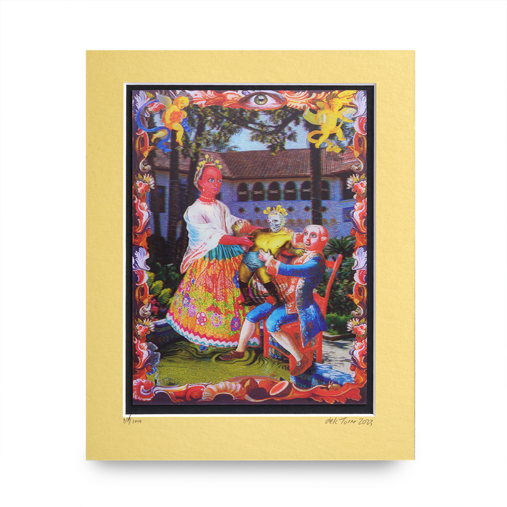 de la Torre Brothers: Nopalero Lenticular Matted Print | Shops at