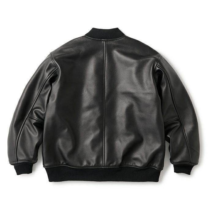FTC LEATHER ZIP VARSITY JACKET | LOCKSTOCK/STLIKE