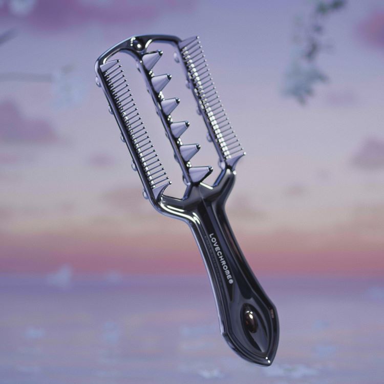 LoveChrome PG PADDLE COMB PREMIUM BLACK