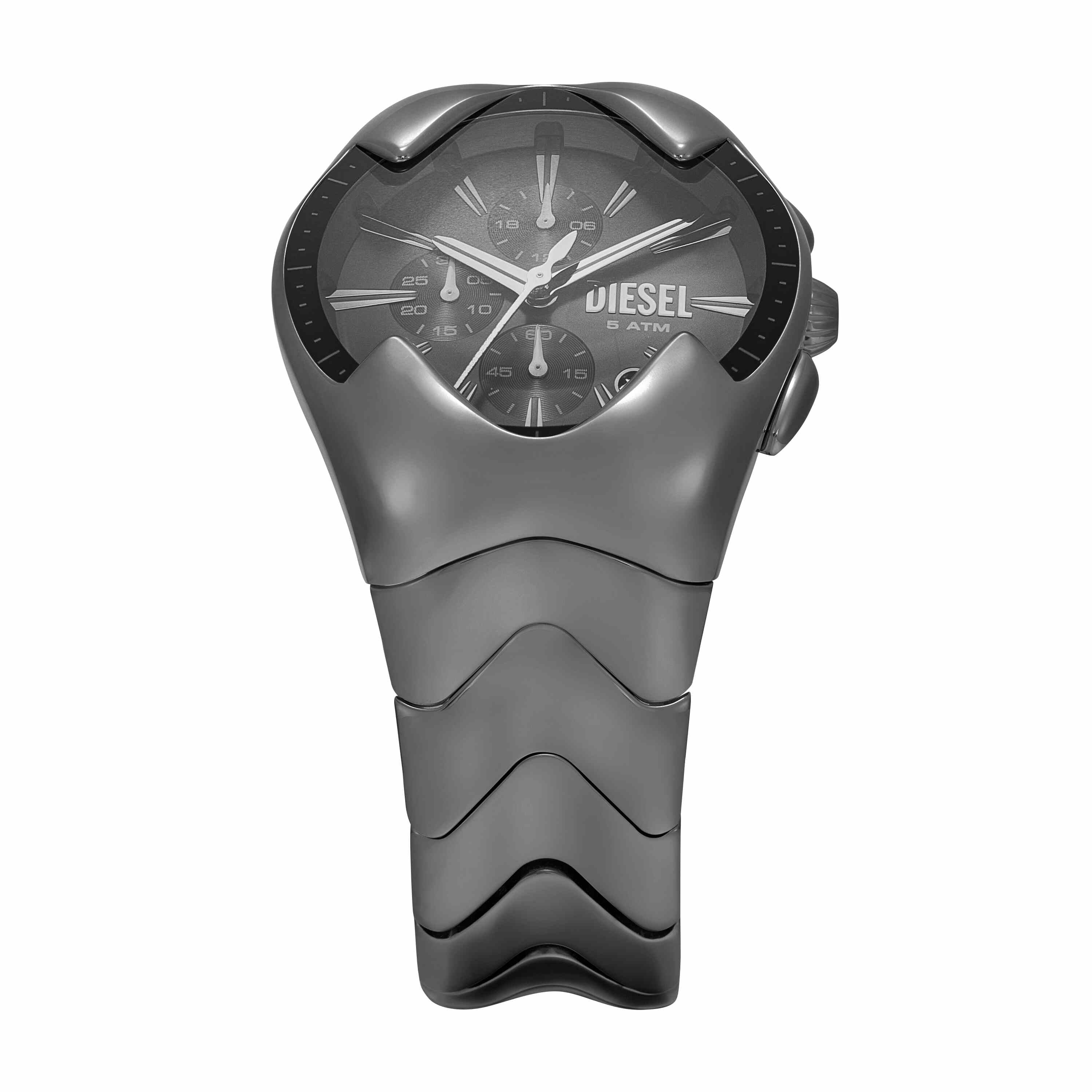 Diesel Mercurial Chronograph Stainless Steel Black Dial Watch DZ4682