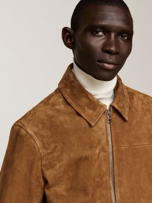 Suede Zip Ivy Jacket | Tommy Hilfiger