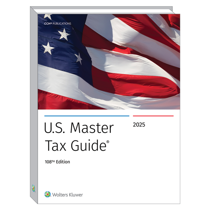 U.S. Master Tax Guide® Hardbound Edition (2025) | Wolters Kluwer