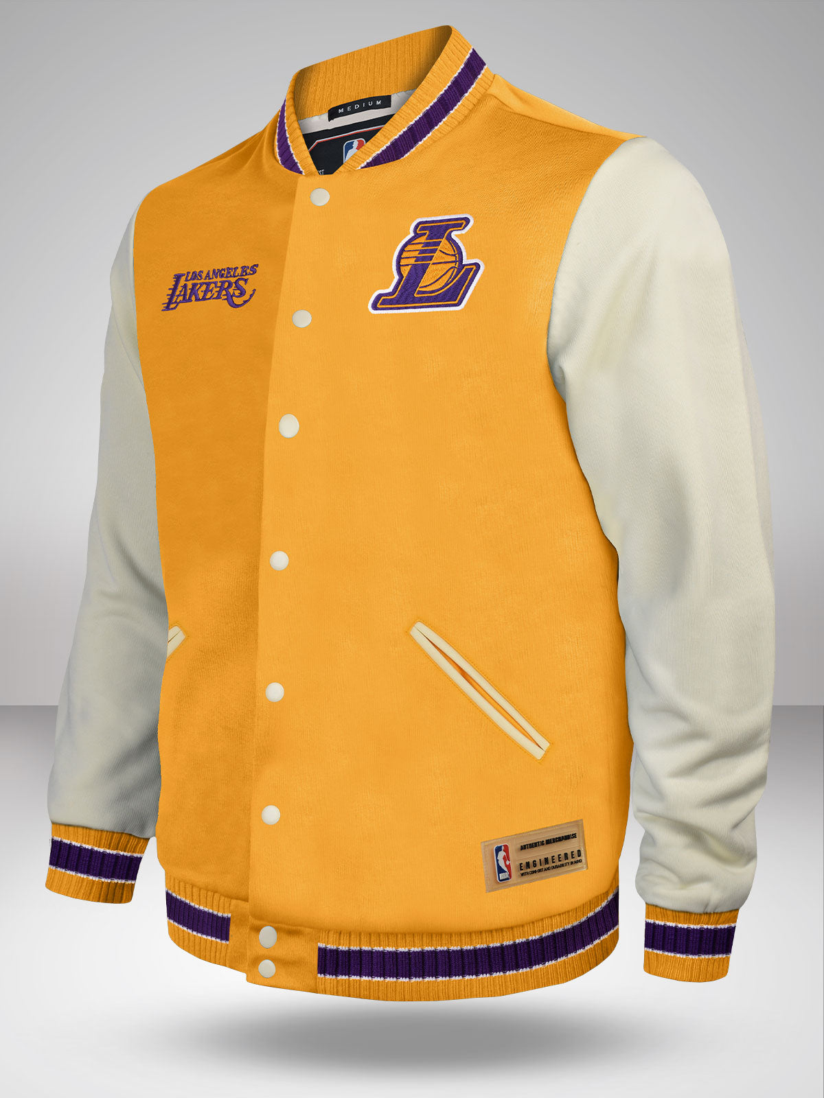 Los Angeles Lakers: Essential Varsity Jacket – Shop The Arena