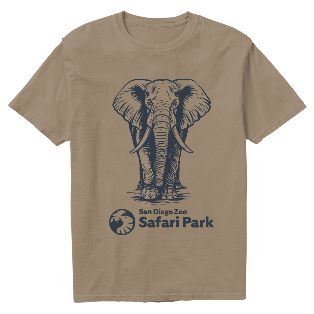 Etched Elephant Tee - ShopZoo