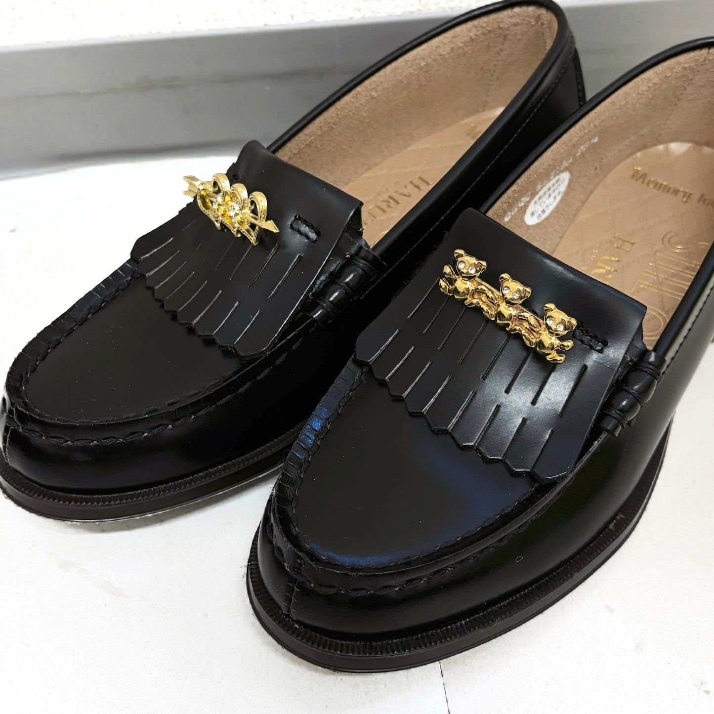 SIIILON×HARUTA Memory Loafer】flashree / Black / キルトローファー