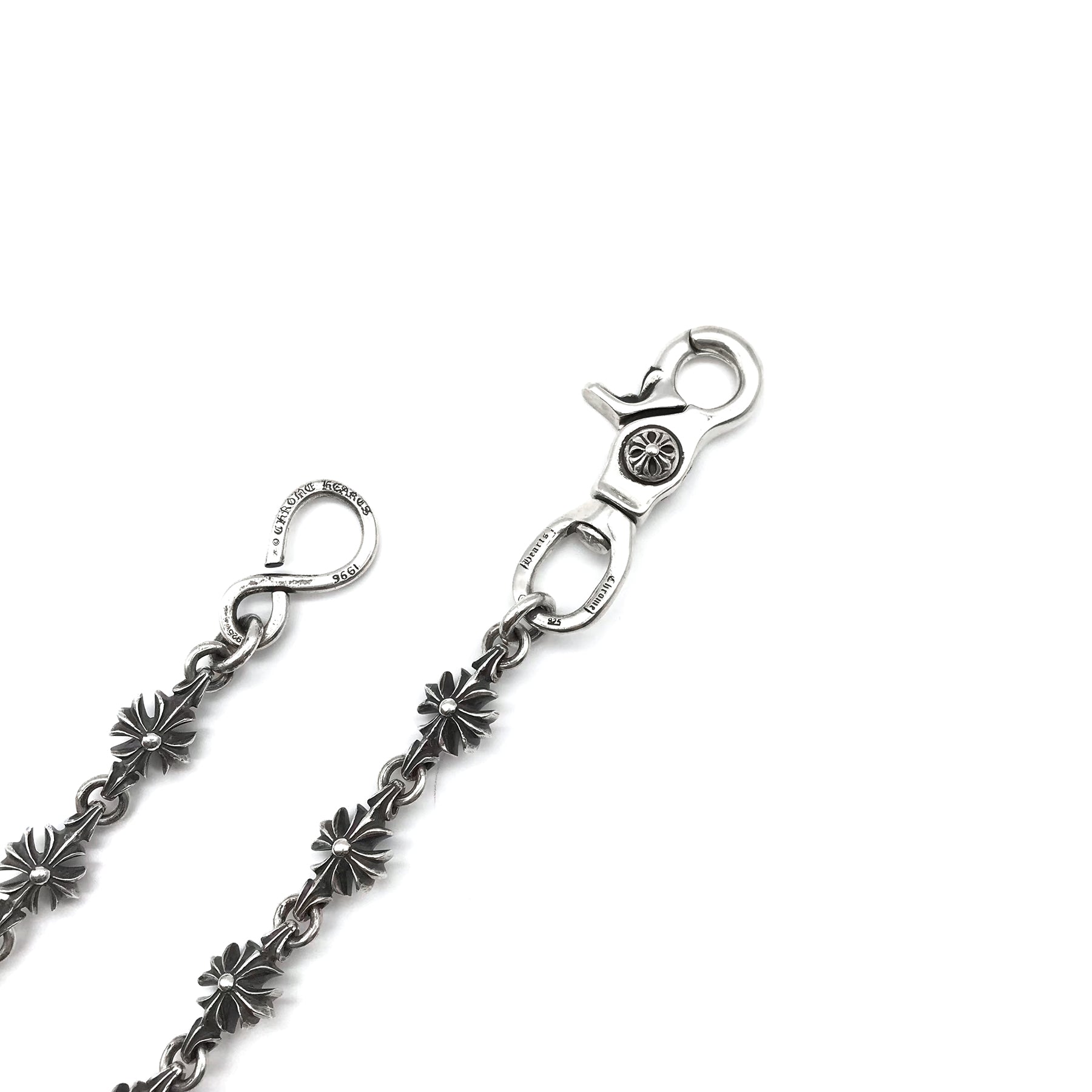 Chrome Hearts 925 Silver Cross Chain with Lobster Clasp – SHENGLI