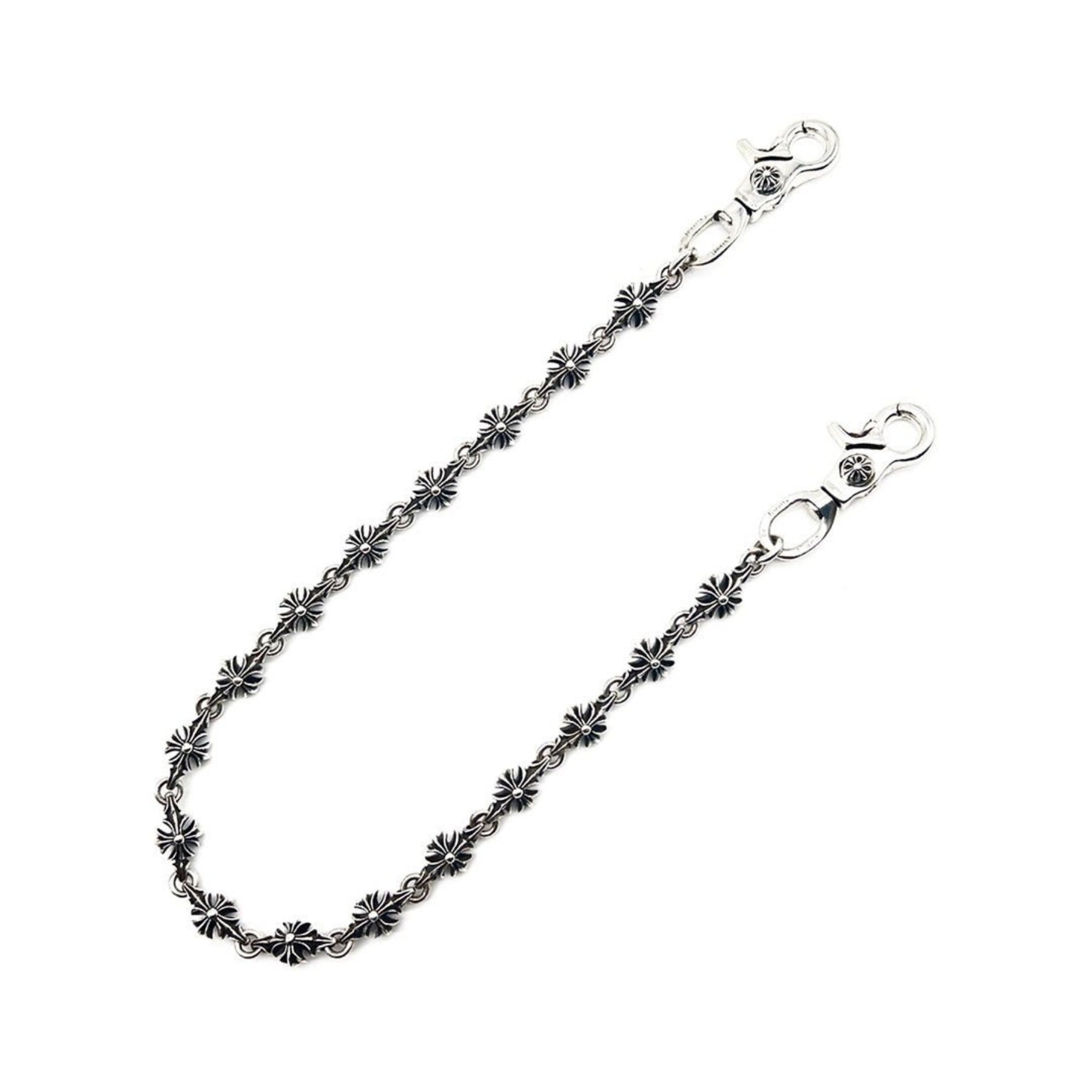 Chrome Hearts Silver CH Plus 2 Clip Wallet Chain – SHENGLI ROAD MARKET