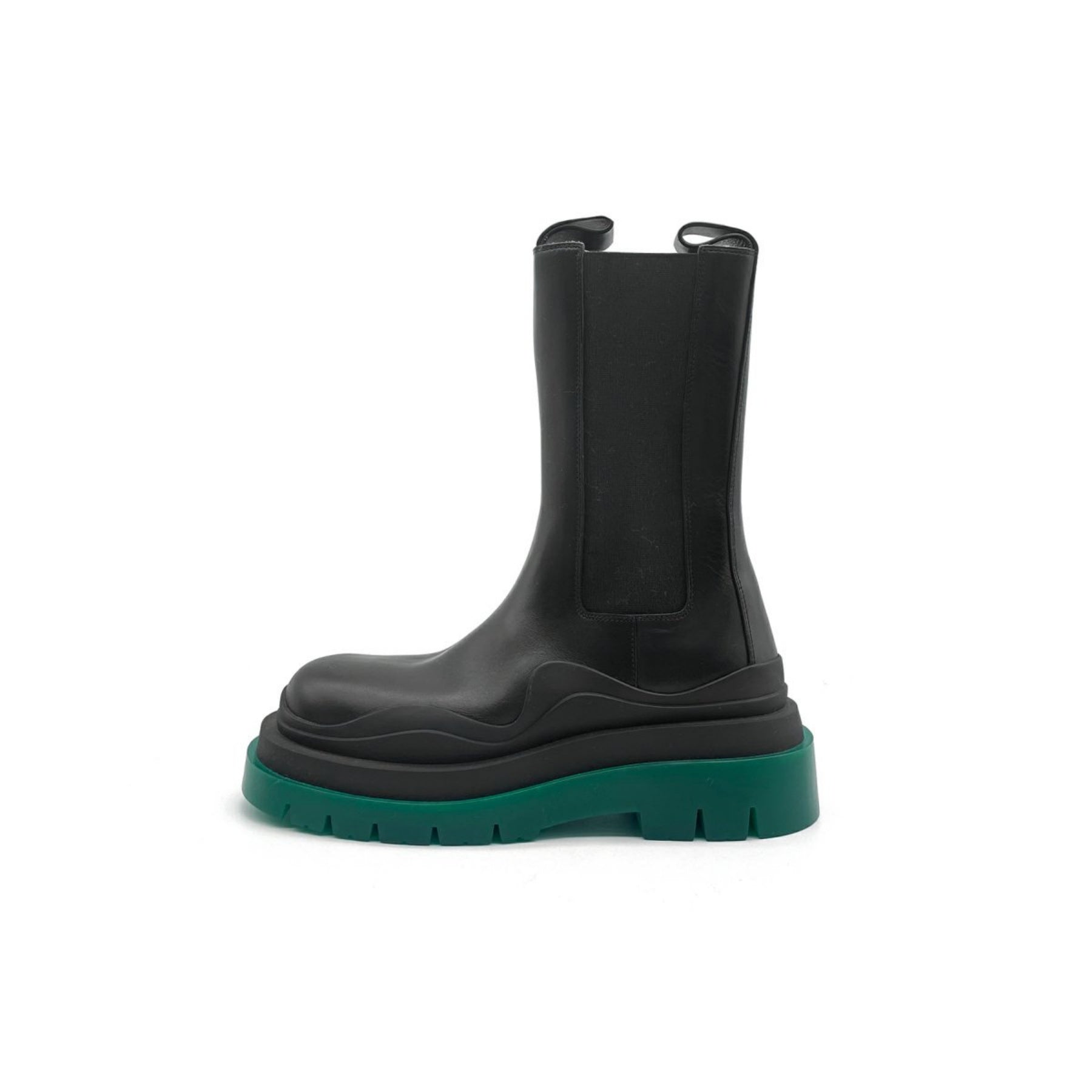 Bottega Veneta BV ボッテ チェルシー タイヤ レザー ブーツ - SRM