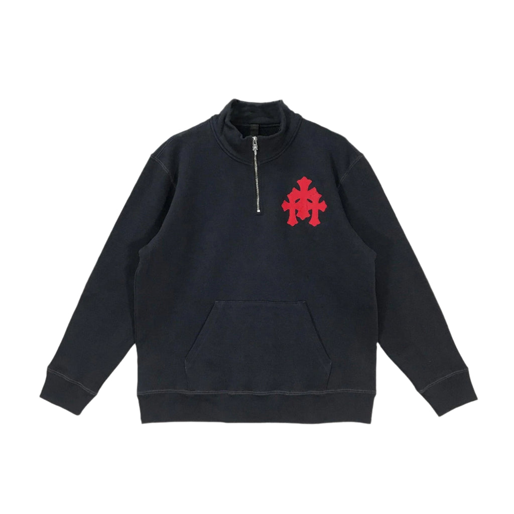 Chrome Hearts Red Logo Half Zip Sweatshirt - SRM – SHENGLI ROAD MARKET