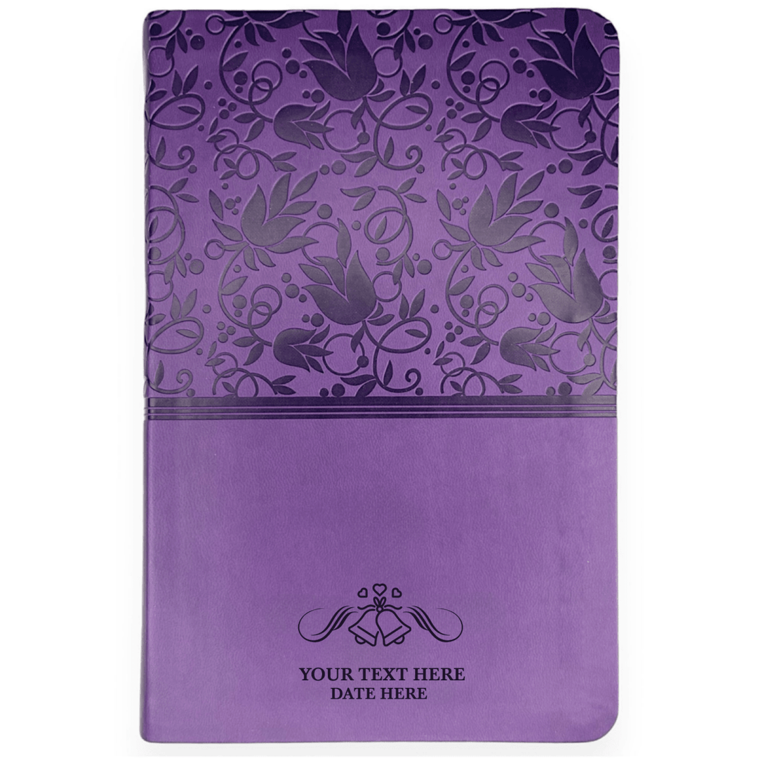 KJV Purple Standard Size Holy Bible Large Print with Index Tabs