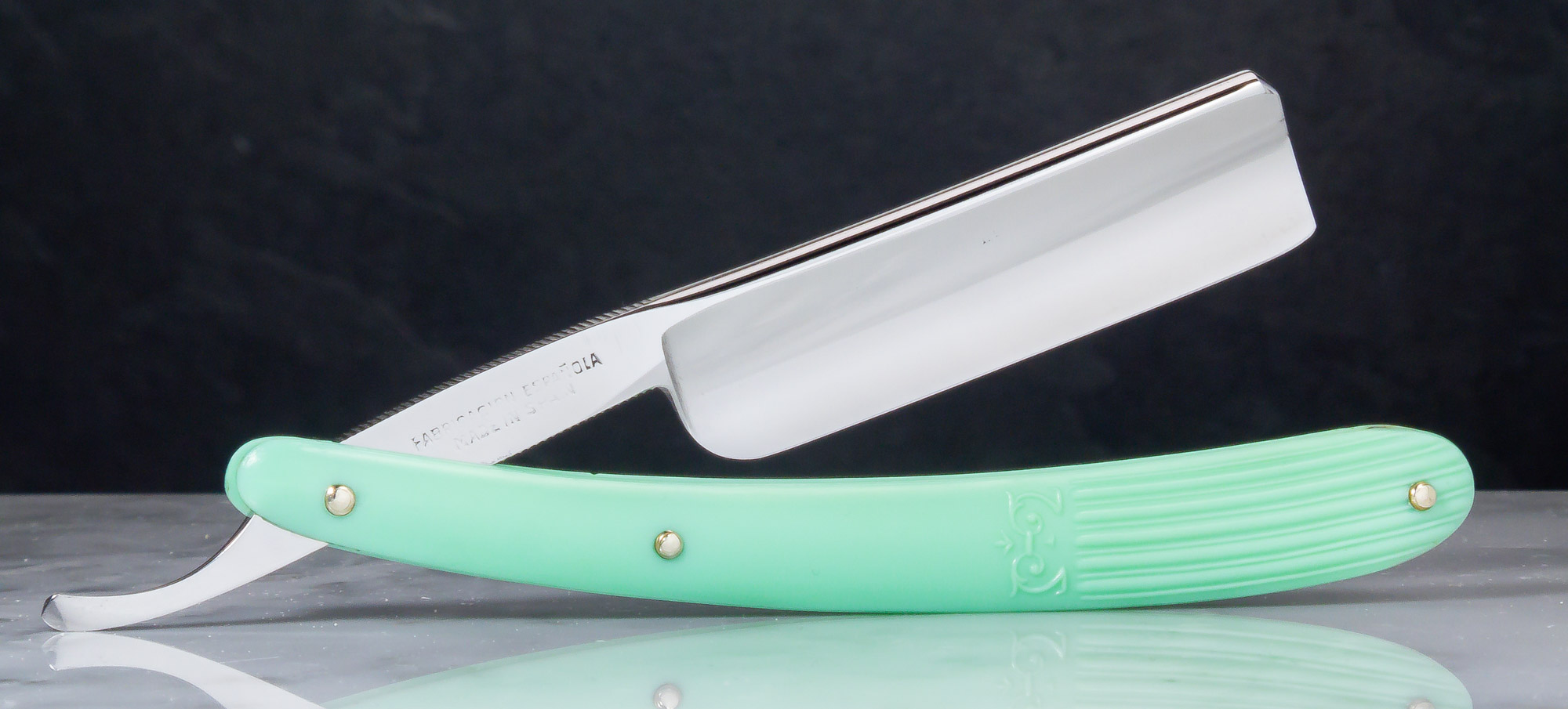 Vintage Filarmonica 13P Novodur Made In Spain Straight Razor