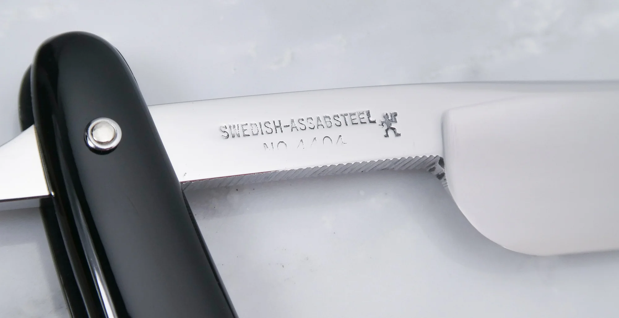 NOS Vintage Gold Rex 1072 Swedish Steel Japanese Straight Razor