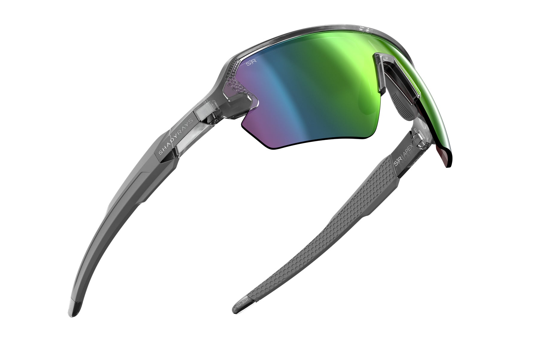 Apex Elite - Emerald Smoke – Shady Rays® | Polarized Sunglasses