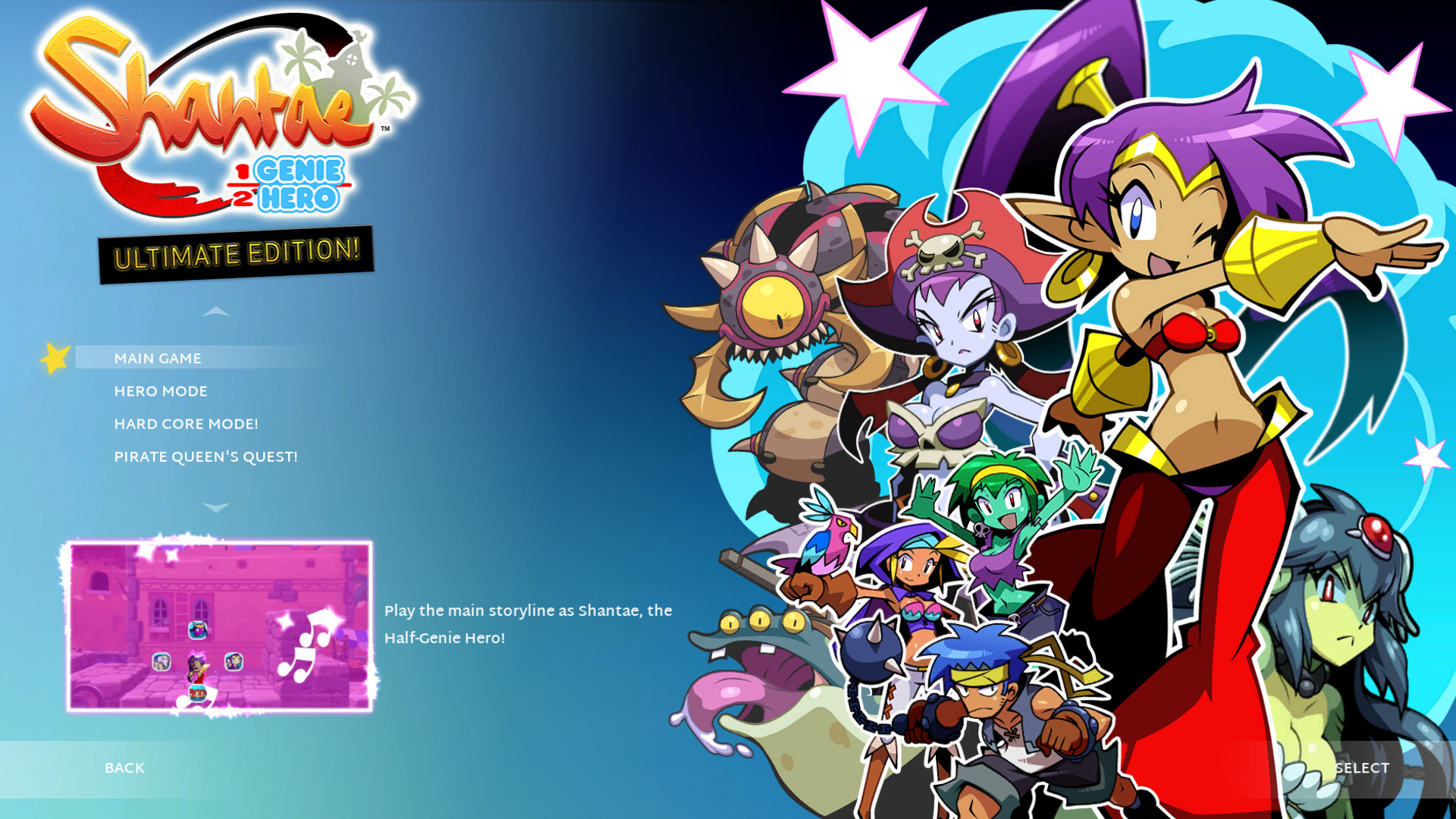 Steam：Shantae: Half-Genie Hero Ultimate Edition