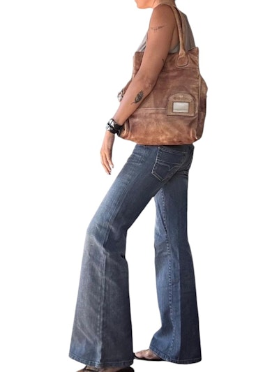 Insane Brown Leather Y2K Diesel Bag | Uturn