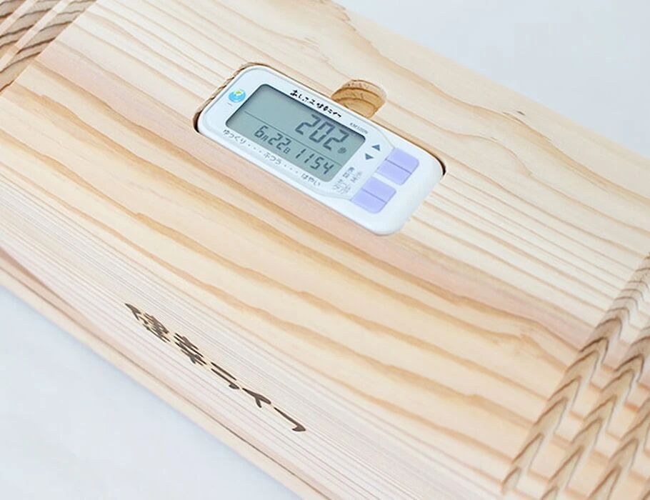 あしふみ健幸ライフ 無垢木溝入り・計測器付タイプ(42cm)あしふみ健幸