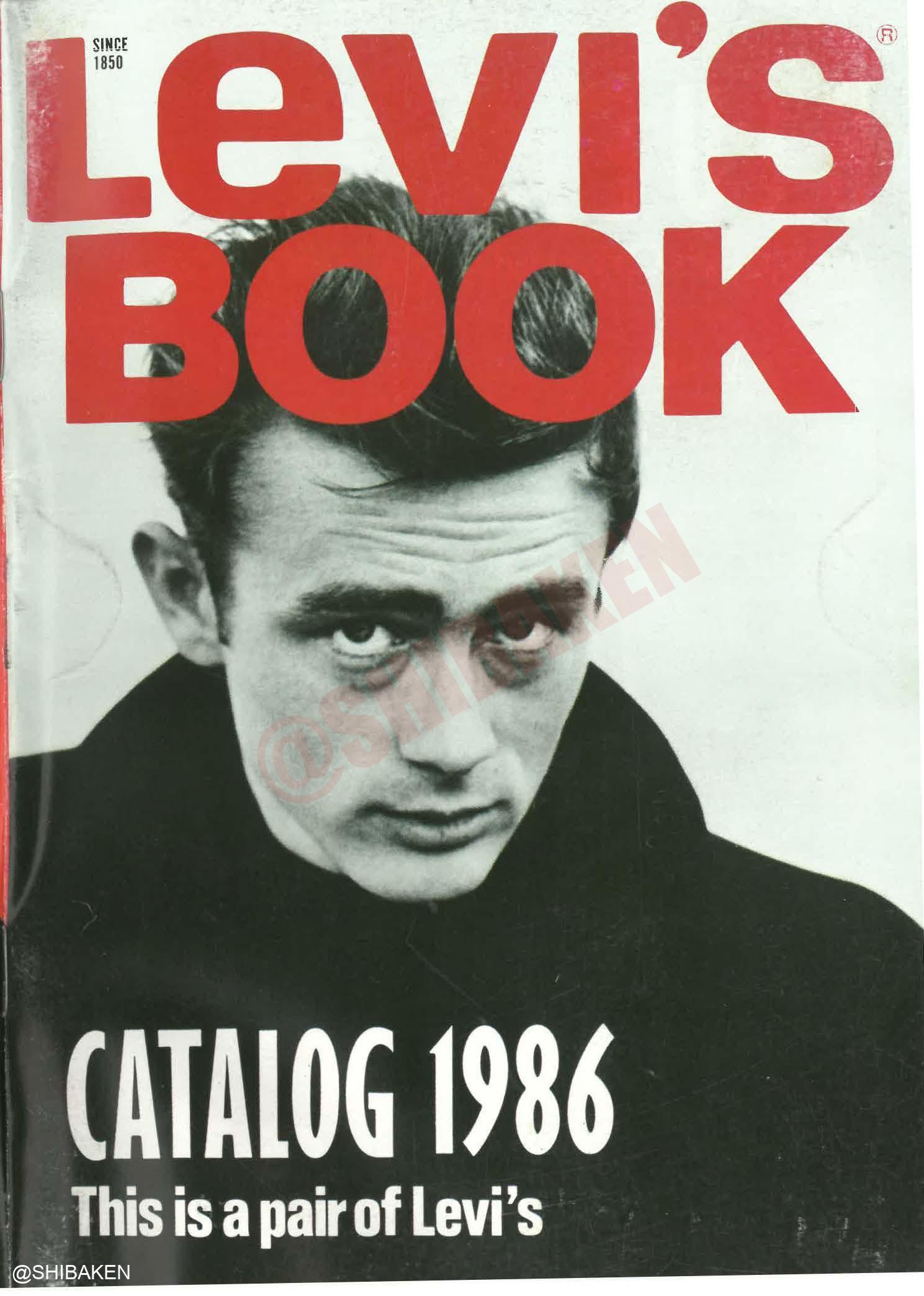 LEVI'S BOOK Vol.1 -CATALOG1986 This is a pair of Levi's- | 柴剣談話室