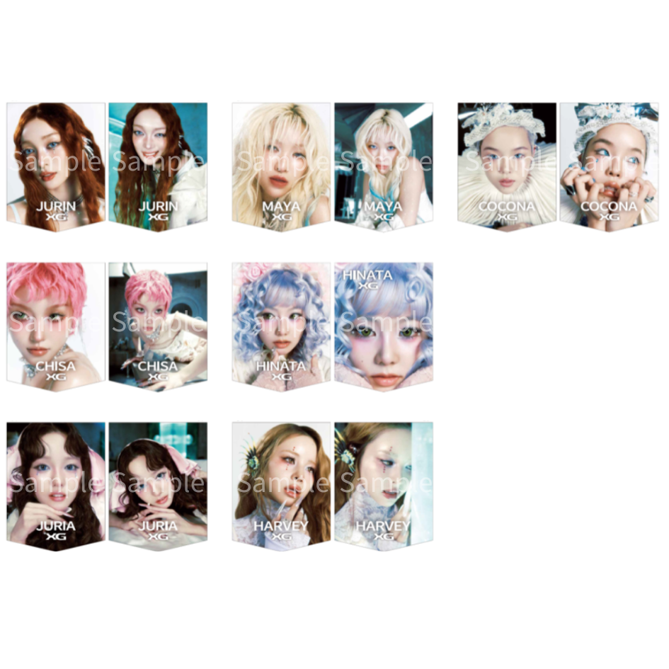 XG THE CORE TSUTAYA 特典 渋谷 ラキドロ コンプ 14種 XG THE CORE