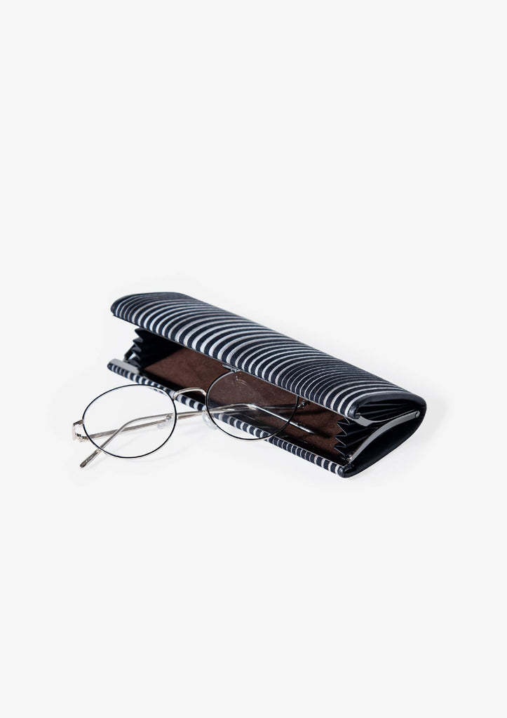 メガネケース（#131 無彩キュービック） ｜小倉織｜小倉 縞縞 【公式