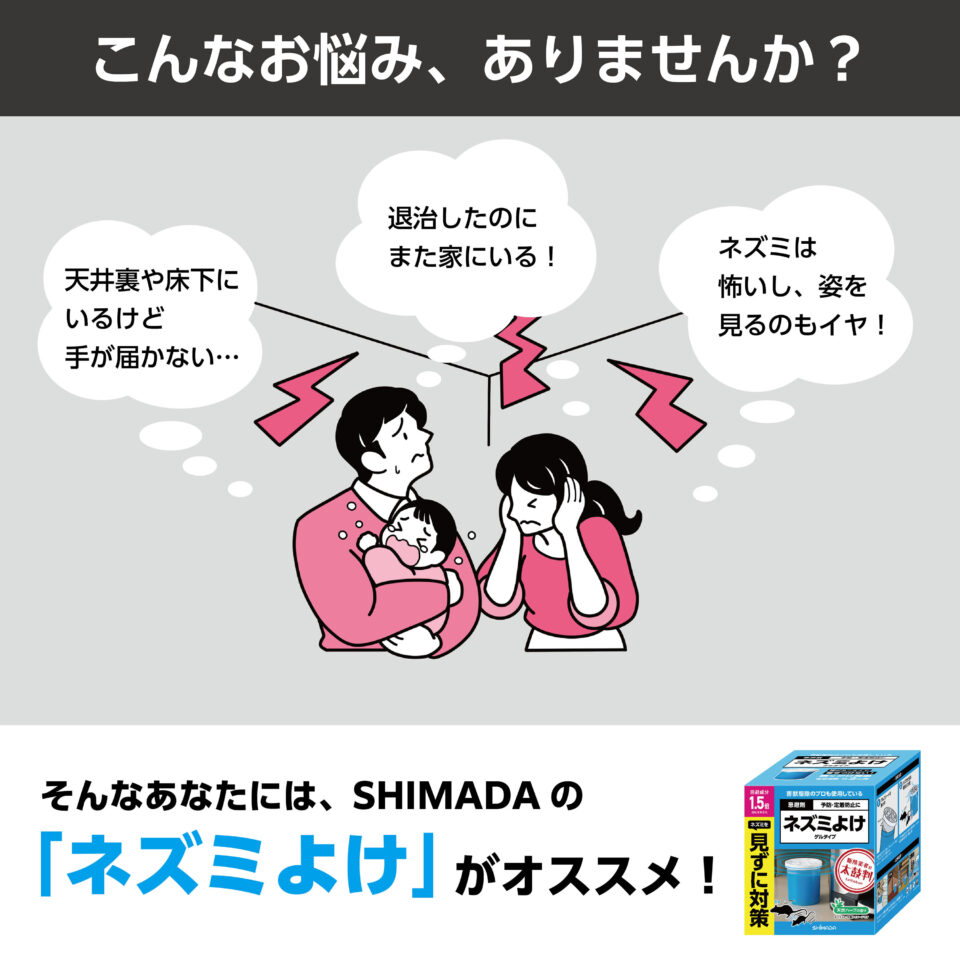 駆除業者の太鼓判 | 株式会社SHIMADA