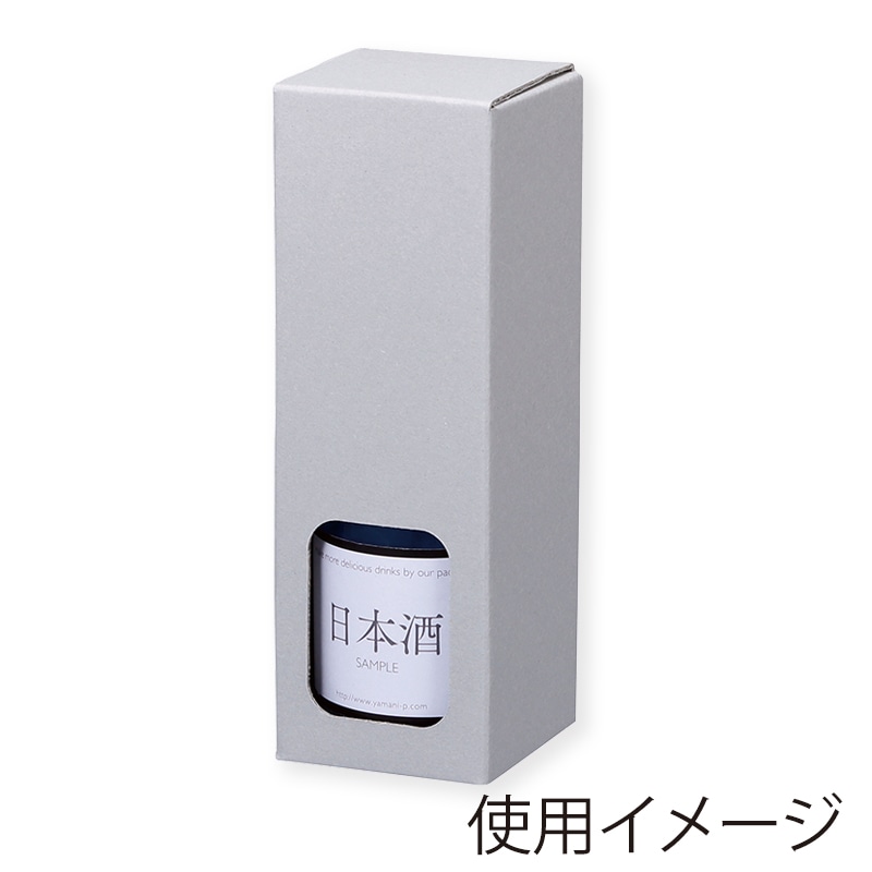 ヤマニパッケージ 筒式窓付カートン 300ml瓶 地券 1本 K-1520 200枚/箱