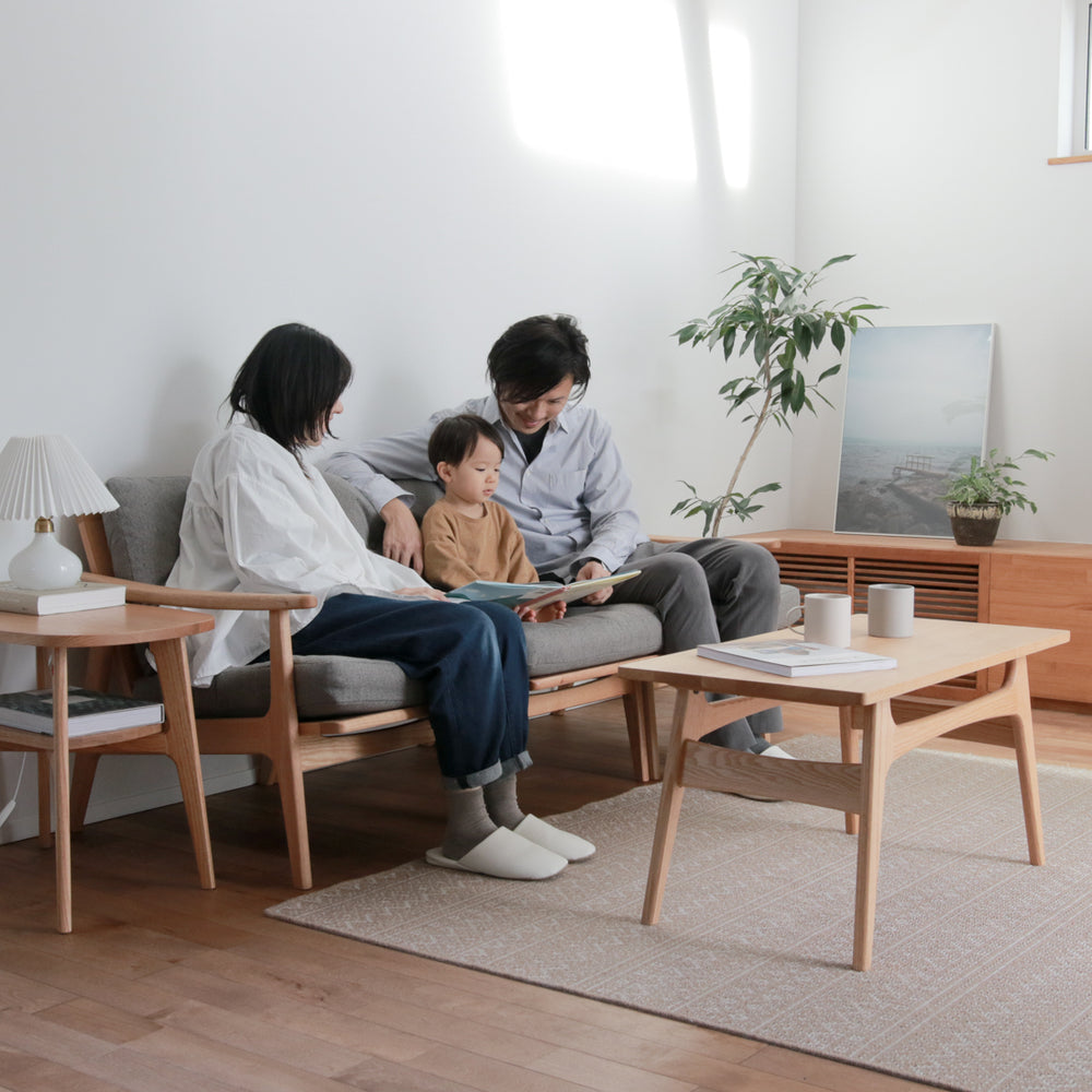 マルニ60 オークフレームチェア 3シーター (ミナペルホネンdop