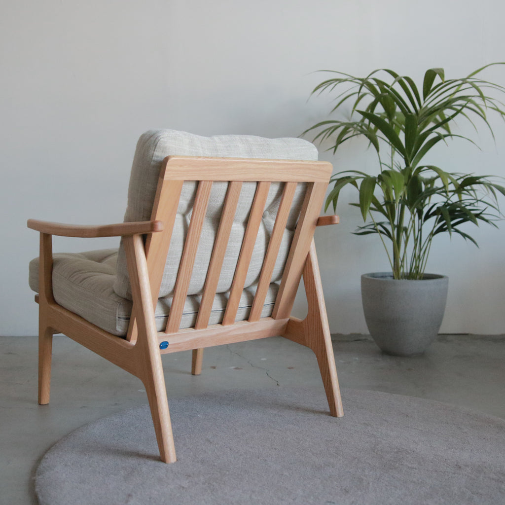 オークフレームチェア 1シーター (ミナペルホネンdop-tambourine