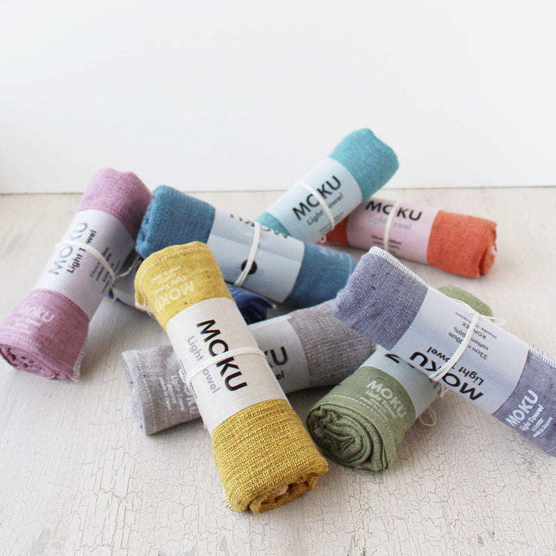 フェイスタオルM ブルー系(kontex)| MOKUの正規代理店 Shinc lab