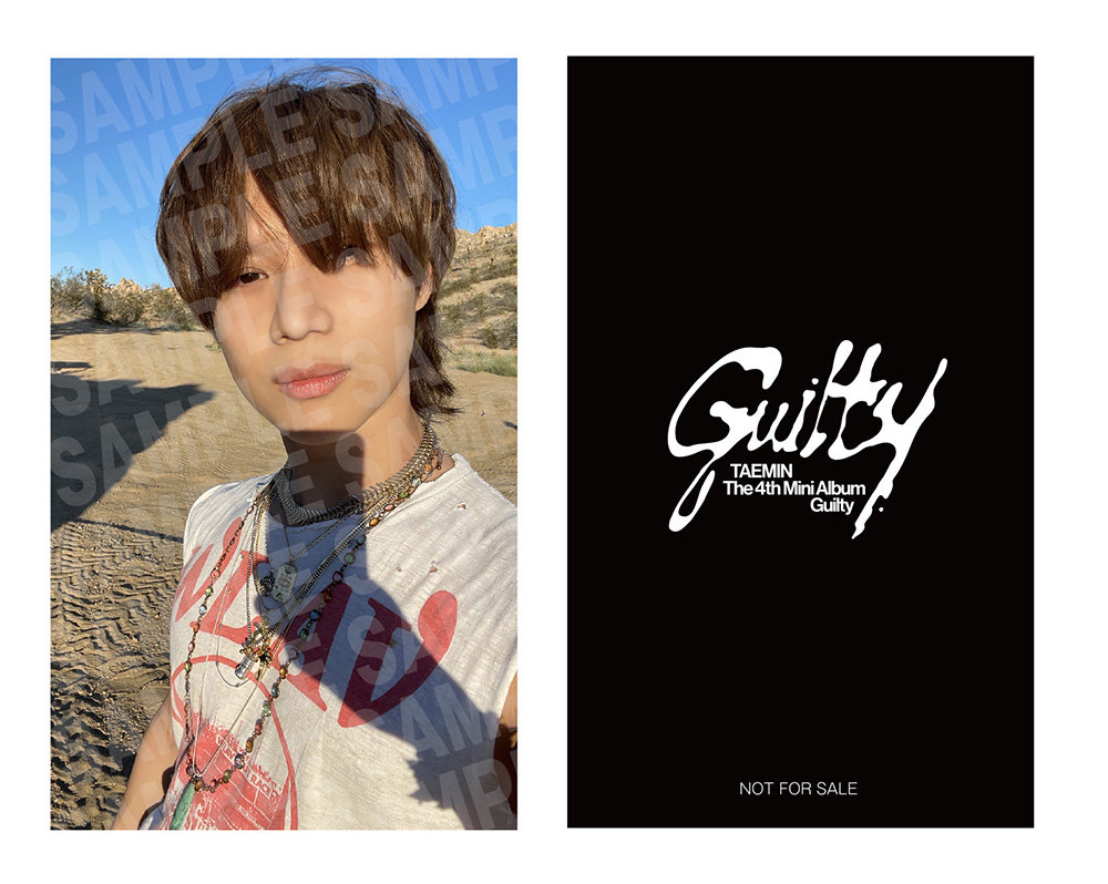 TAEMIN 4枚目の韓国ミニアルバム『Guilty』 UNIVERSAL MUSIC STOREと