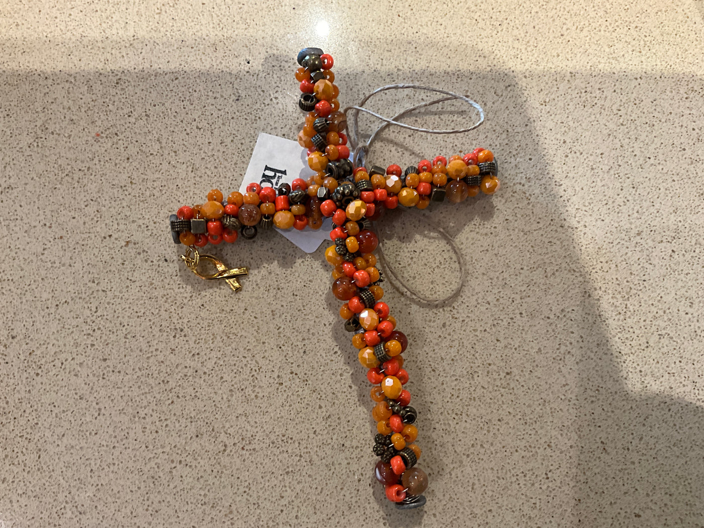 Medium Beaded Crosses – Shiner Bluestem