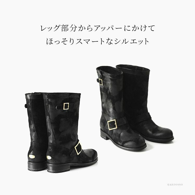 JIMMY CHOO BIKER エンジニアブーツ レディース ジミーチュウ ショート