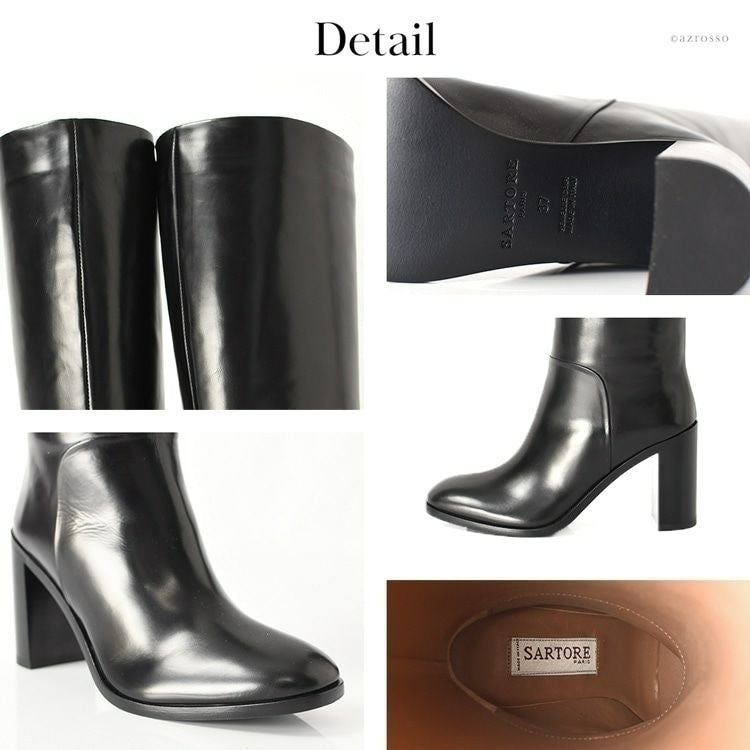 サルトル ロングブーツ ジョッキーブーツ 本革 イタリア製 SR3047