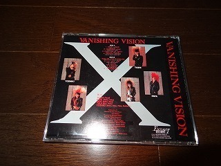 X『VANISHING VISION』初回盤と再発盤: 今以上すべてが輝けばいいね。