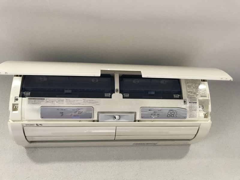 三菱（2008） MSZ-ZW508S お掃除付きエアコン 分解クリーニング 愛知県