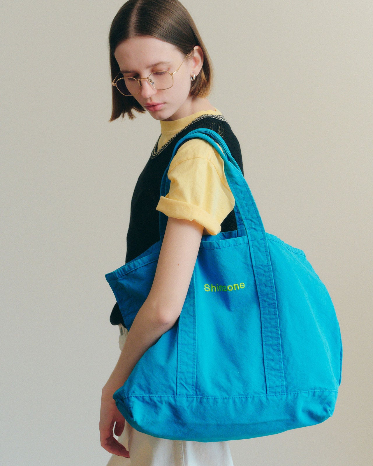 Shinzone（シンゾーン）】Shinzone TOTE シンゾーン ロゴトートバッグ