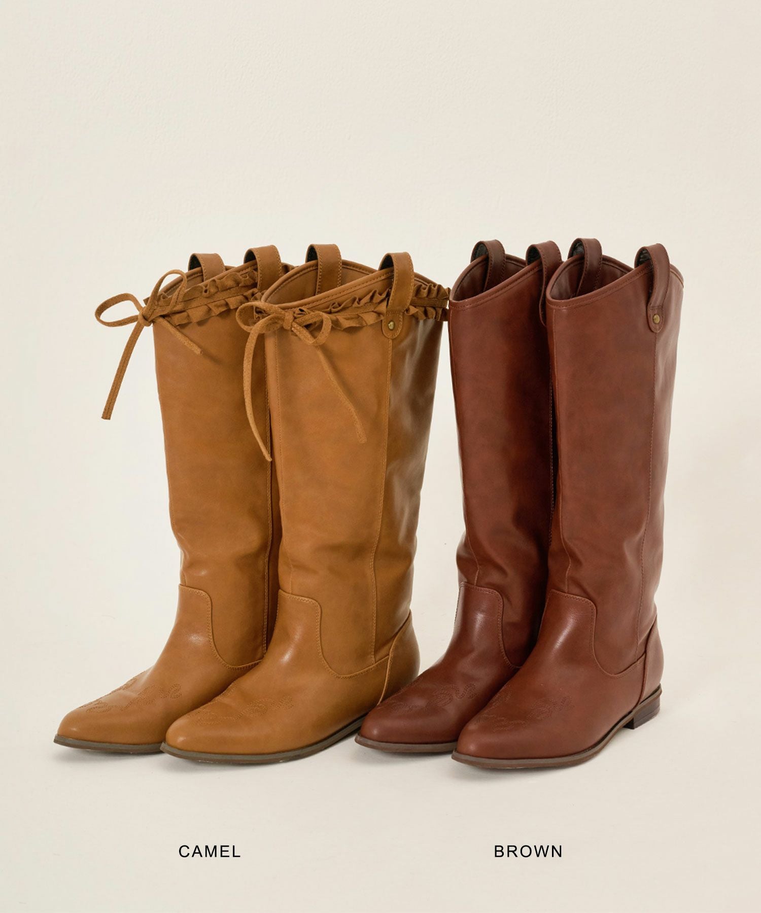 ルーズ ウエスタンブーツ TINA：JOJUN 全2色｜tnj913-0990【4