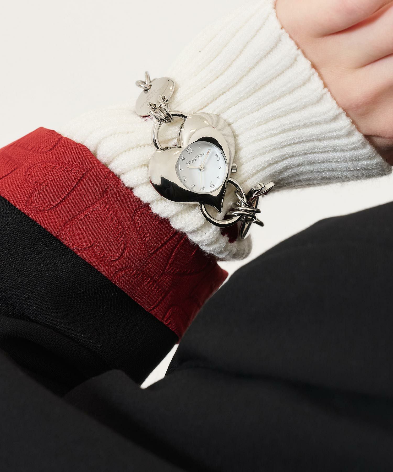 ハート型 時計ブレスレット TINA：JOJUN 全1色｜tnj915-0801【4】