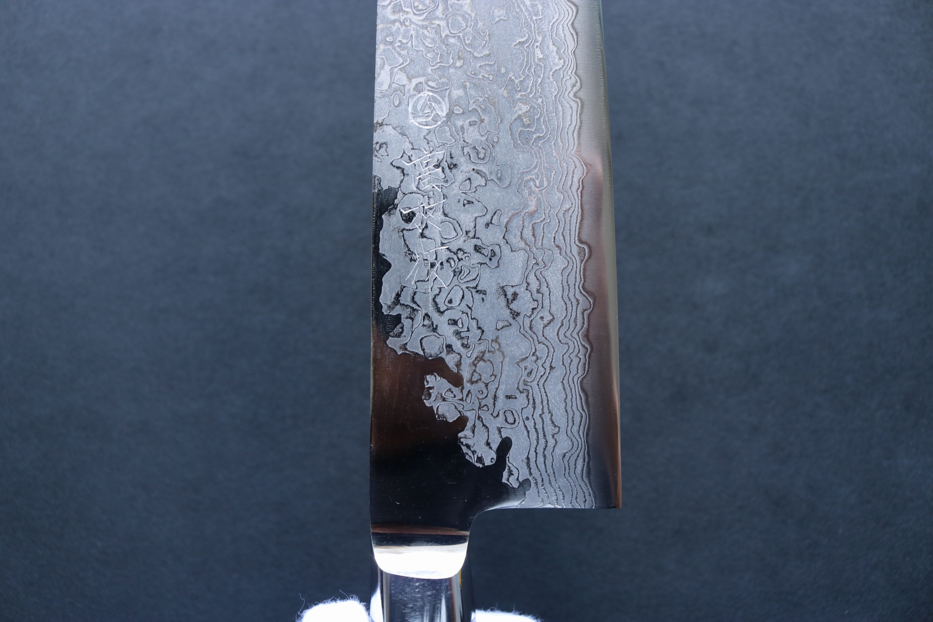 高村刃物製作所 牛刀「打雲」鍛造粉末不錆鋼ダマスカス共鍔 240mm