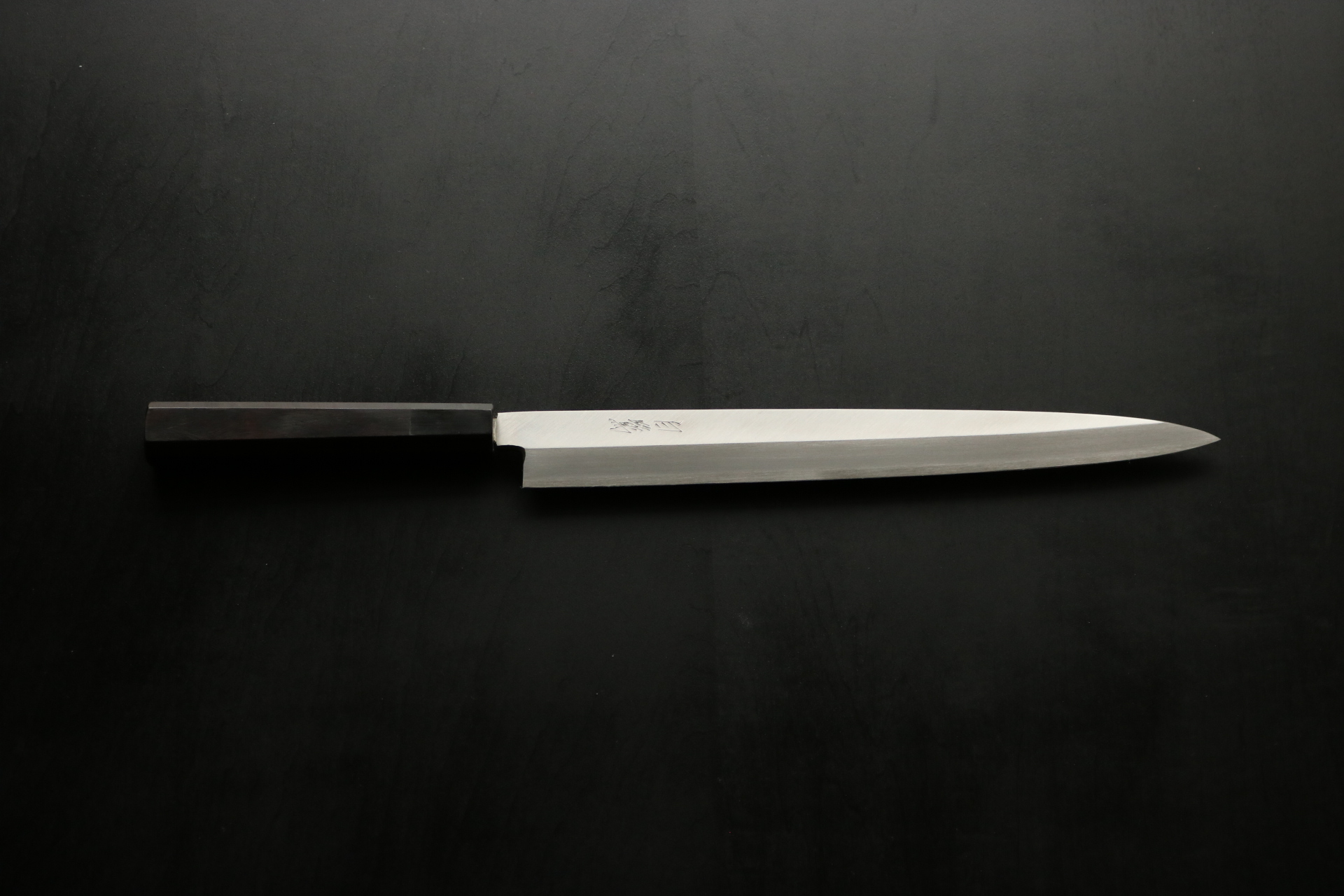 柳刃 刺身包丁 白鷺 銀三鋼 黒檀八角柄水牛口輪 9寸 - shirasagistore.com