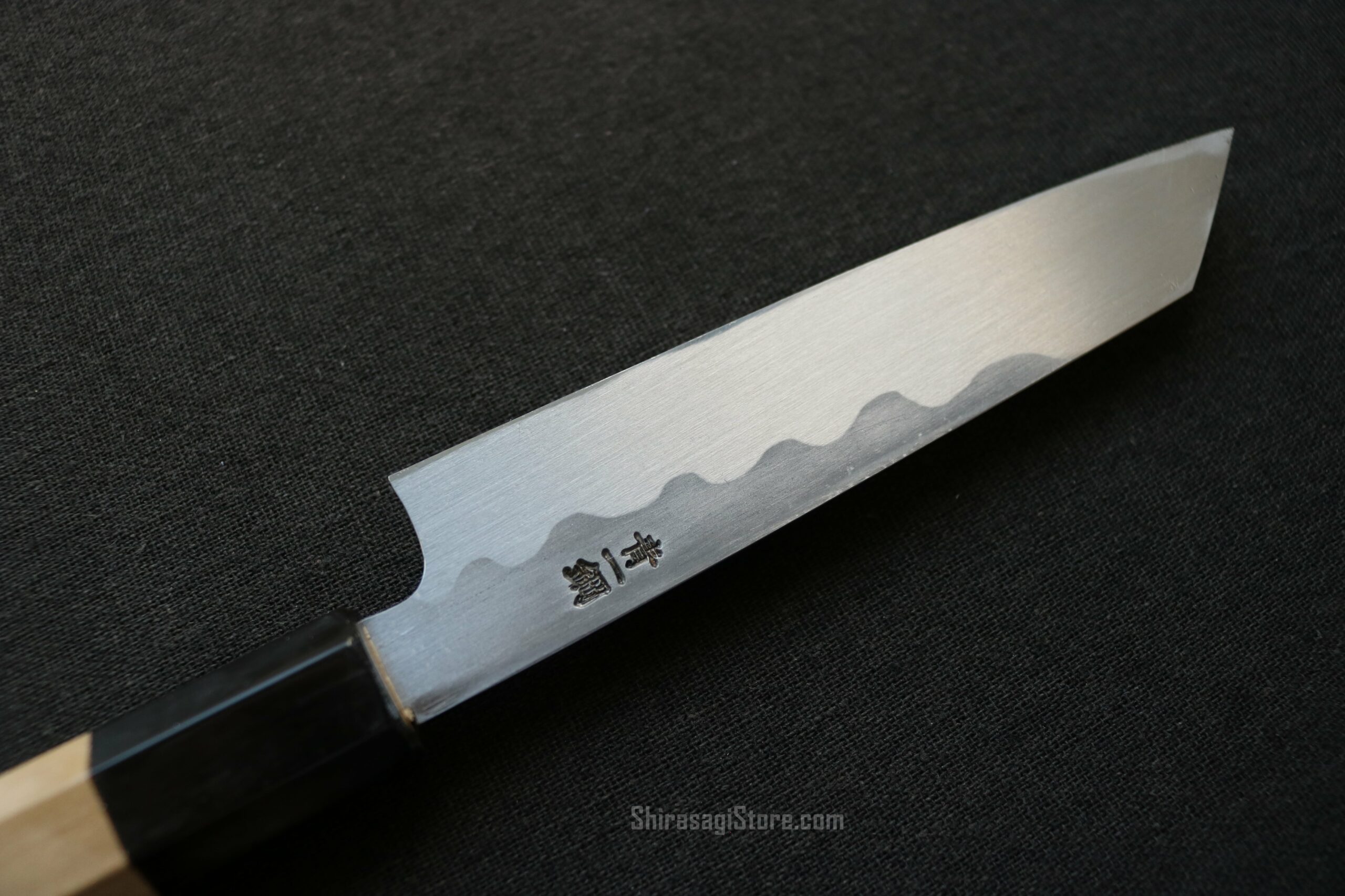 青二鋼 勘所切付柳刃包丁 300㎜ 尺0寸 柄無し二本セット 青二鋼勘所切