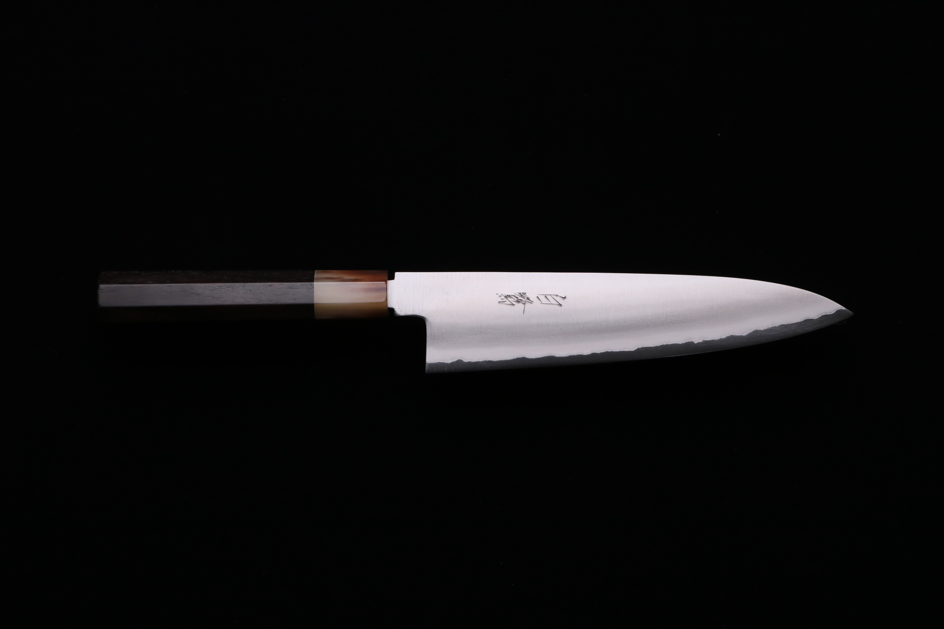 白鷺 牛刀 和包丁 銀三鋼 本鍛錬 黒檀八角水牛 7寸 - shirasagistore.com