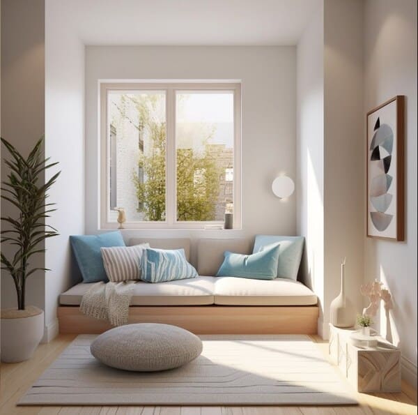 わが家のヌック実例。クッション（マットレス）＆カバーをオーダー