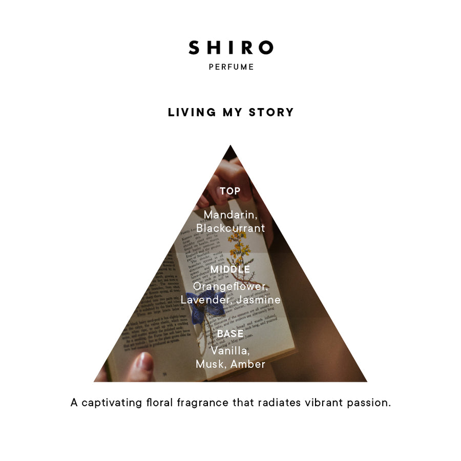 LIVING MY STORY EAU DE PARFUM (100ML/50ML) – SHIRO US Online Store