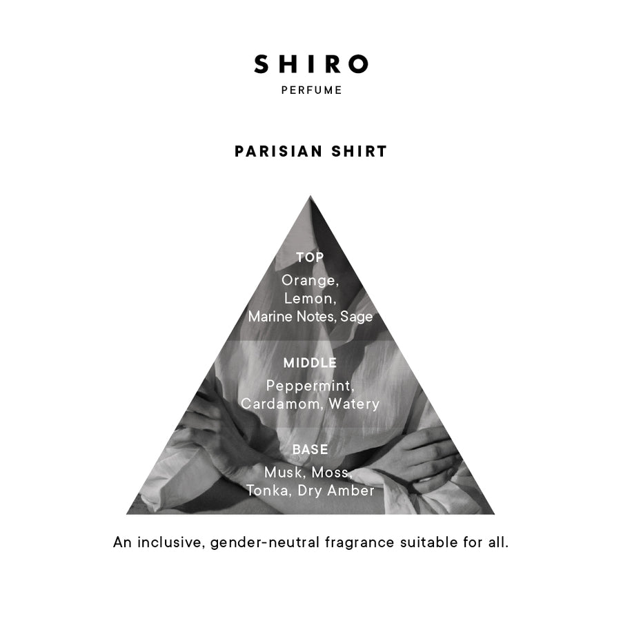 PARISIAN SHIRT EAU DE PARFUM (100ML/50ML) – SHIRO US Online Store